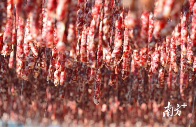 國家地理標(biāo)志保護(hù)產(chǎn)品東陂臘味。黃津 攝